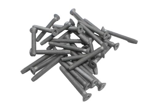60pack TFX250ACQ 1/4" x 2.5" Plated for Torx Head Self Tapping Trailer Deck Screws Treated Wood - Includes 7/32" Drill bit and T-30 Driver bit - Trailer Screws 1/4 in x 2-1/2 in in Saudi Arabia
