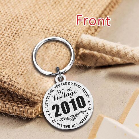 Resdink Sweet 16th Birthday Gifts for Girls - 2010 Keychain for 16 Years Old Women Birthday Present for Daughter Granddaughter, Happy 16th Bady Key Chain Decorations in Saudi Arabia