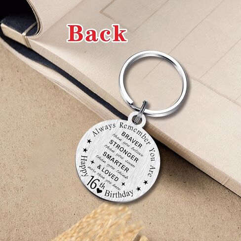 Resdink Sweet 16th Birthday Gifts for Girls - 2010 Keychain for 16 Years Old Women Birthday Present for Daughter Granddaughter, Happy 16th Bady Key Chain Decorations in Saudi Arabia