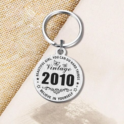 Resdink Sweet 16th Birthday Gifts for Girls - 2010 Keychain for 16 Years Old Women Birthday Present for Daughter Granddaughter, Happy 16th Bady Key Chain Decorations in Saudi Arabia