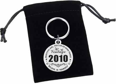 Resdink Sweet 16th Birthday Gifts for Girls - 2010 Keychain for 16 Years Old Women Birthday Present for Daughter Granddaughter, Happy 16th Bady Key Chain Decorations in Saudi Arabia