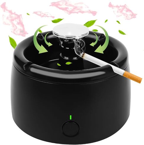 Smokeless Ashtray Indoor,Smoke Removing Ashtray for Home, Office, Car, Indoor and Outdoor Use Clean Air in Saudi Arabia