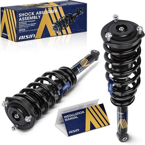 AISIN SAKT-01236 ممتص الصدمات بدعامات أمامية مع مجموعة زنبركية ملفوفة - متوافق مع Lexus LS400 1990-2000 - RWD - مجموعة من 2 in Kuwait