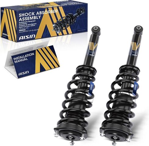 AISIN SAKT-01236 ممتص الصدمات بدعامات أمامية مع مجموعة زنبركية ملفوفة - متوافق مع Lexus LS400 1990-2000 - RWD - مجموعة من 2 in Kuwait