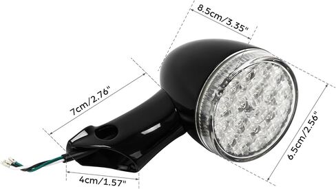 XMT-MOTO LED بدوره ضوء مؤشر الإشارة صالح ل هارلي سبورتستر 48 XL1200X 2016-2022 الجبهة in Saudi Arabia