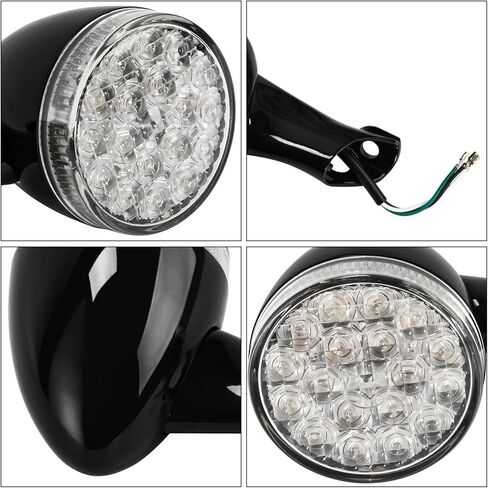 XMT-MOTO LED بدوره ضوء مؤشر الإشارة صالح ل هارلي سبورتستر 48 XL1200X 2016-2022 الجبهة in Saudi Arabia