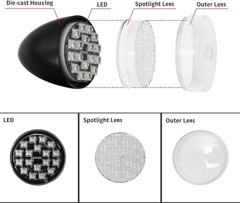 XMT-MOTO LED بدوره ضوء مؤشر الإشارة صالح ل هارلي سبورتستر 48 XL1200X 2016-2022 الجبهة in Saudi Arabia