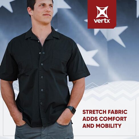 Vertx Dadeland CCW Mens Concealed Carry Tactical Shirt, Stretch Fabric for Outdoors, Relaxed-Fit in Saudi Arabia