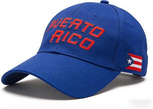 2026 World Puerto Rico Flag Baseball Caps Men Women Spring Summer Letters Embroidered Classic Adjustable Hat in Kuwait