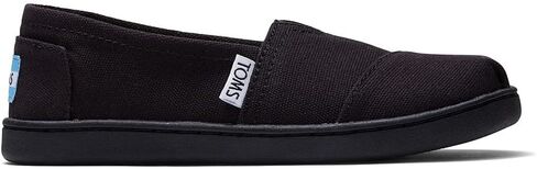 حذاء رياضي TOMS للجنسين كلاسيكي Alpargata، قماش أسود، 5 طفل كبير في الولايات المتحدة in Saudi Arabia