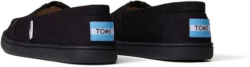 حذاء رياضي TOMS للجنسين كلاسيكي Alpargata، قماش أسود، 5 طفل كبير في الولايات المتحدة in Saudi Arabia