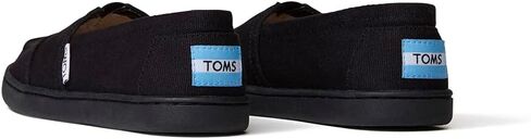 حذاء رياضي TOMS للجنسين كلاسيكي Alpargata، قماش أسود، 5 طفل كبير في الولايات المتحدة in Saudi Arabia