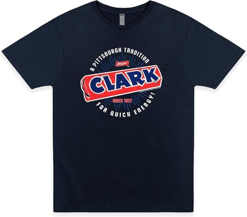 Boyer® Clark® Bar A Pittsburgh Tradition Tee - Retro Candy Logo Tee, Soft Cotton Short Sleeve Unisex Shirt in Saudi Arabia
