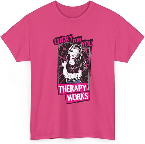 تي شيرت AJ Lee Lucky for You Therapy Works Pro Wrestling AJ Lee تي شيرت للرجال والنساء in Saudi Arabia