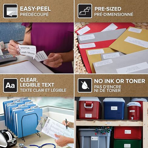 DYMO LW Durable Industrial Labels for LabelWriter Label Printers, White Poly, 25 x 89 mm, 2 Rolls of 350 in Saudi Arabia