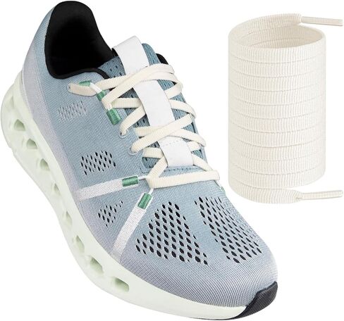 Endoto Shoelaces for On Cloudsurfer Sneakers, 6MM Flat Shoelaces Replacement Shoes Strings for Running in Saudi Arabia