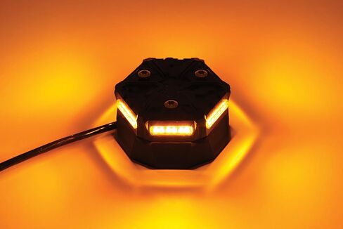 MicroBright Amber LED Beacon, Class 1, 12V DC, Screw Mount, 8 Inch Cable in Saudi Arabia