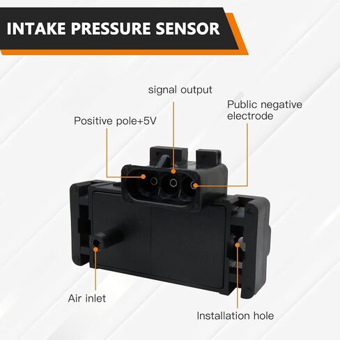 12569240 Map Manifold Absolute Pressure Sensor for 1985-2004 Chevy Impala, for 1988-1998 Silverado K1500, for 1997-2003 Malibu, for 1984-2003 Buick Century, for 1992-1997 G*MC Yukon in Saudi Arabia