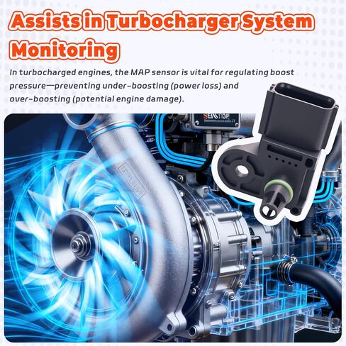 1F2018211 مستشعر الضغط المطلق المنوع - دقة عالية واستجابة سريعة، متوافق مع 2004-2013 Mazda 3 2006-2014 Mazda 5 2001-2011 Ford Ranger 2003-2010 Focus 2006-2014 Fusion in Saudi Arabia