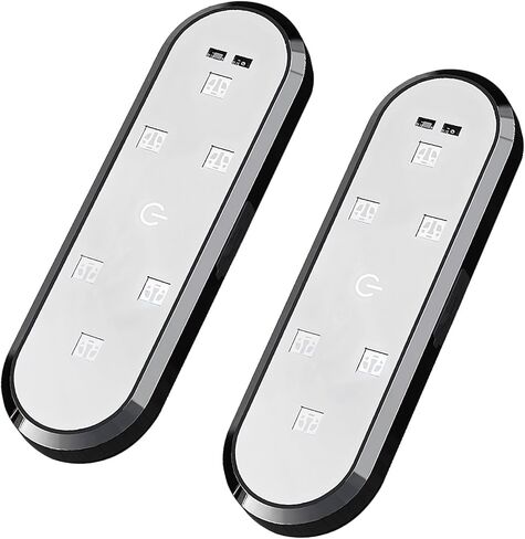 2PCS Car LED Lights Interior Wireless, Car Door Lights, 7 Colors LED Sill Interior Courtesy Lighting, USB Rechargeable Auto Interior Ambient Sensing Welcome Lamps Universal for Most Vehicles in Saudi Arabia