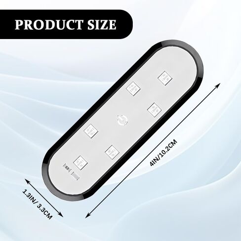2PCS Car LED Lights Interior Wireless, Car Door Lights, 7 Colors LED Sill Interior Courtesy Lighting, USB Rechargeable Auto Interior Ambient Sensing Welcome Lamps Universal for Most Vehicles in Saudi Arabia
