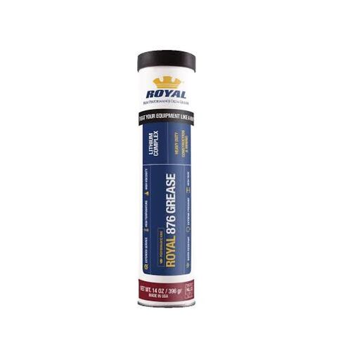 ROYAL 876 Lithium Complex #2 Grease, Heavy-Duty EP Grease for Construction, Mining, Automotive and Farming Equipment, Water Resistant, High Load Capacity, Made in USA, 14 oz Tube (Pack of 10) in Saudi Arabia