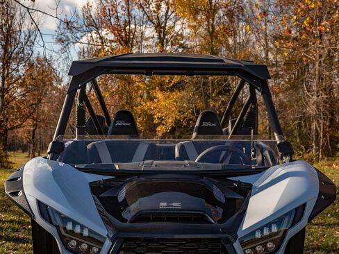 SuperATV نصف زجاج أمامي مقاوم للخدش لعام 2020+ Kawasaki Teryx KRX 1000، طلاء صلب بصري XR، 1/4 بوصة بولي كربونات أقوى 250 مرة من الزجاج، حماية فائقة ونمط أنيق، صنع في الولايات المتحدة الأمريكية in Kuwait