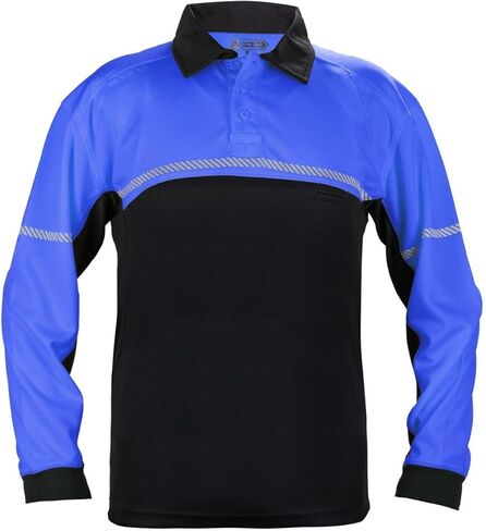 RYNO GEAR 100% Polyester Jersey Knit Long Sleeve Bike Patrol Polo Shirts in Saudi Arabia