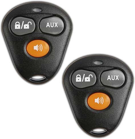 KeylessOption دخول بدون مفتاح عن بعد مفتاح السيارة إنذار فوب لما بعد البيع فايبر أتمتة EZSDEI474V 473V (حزمة من 2) in Saudi Arabia