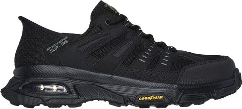 Skechers - Mens Slip-Ins: Skech-Air Envoy - Emissary Slip On Shoes, Color Black, Size: 10.5 W US in Saudi Arabia