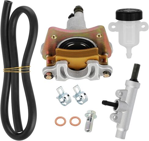 1911075 1911274 Rear Brake Caliper & Master Cylinder Compatible with Polaris Sportsman 800 Not for X2/6x6/Touring 2008-2009 in Saudi Arabia