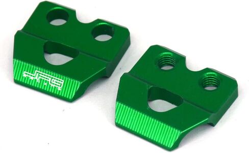 JFG RACING Dirt Bike Brake Line Clamp Aluminum Hose Snap for KX80/85/100/112/125/250/250F/250X/450F/450X/500, KLX140/140L/140G/150L/250/250S/250R/300/300R/300SM/450R And More Models, Green in Saudi Arabia