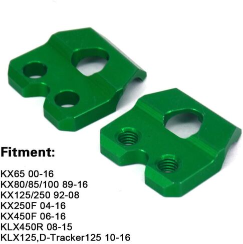 JFG RACING Dirt Bike Brake Line Clamp Aluminum Hose Snap for KX80/85/100/112/125/250/250F/250X/450F/450X/500, KLX140/140L/140G/150L/250/250S/250R/300/300R/300SM/450R And More Models, Green in Saudi Arabia