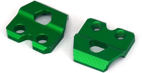 JFG RACING Dirt Bike Brake Line Clamp Aluminum Hose Snap for KX80/85/100/112/125/250/250F/250X/450F/450X/500, KLX140/140L/140G/150L/250/250S/250R/300/300R/300SM/450R And More Models, Green in Saudi Arabia
