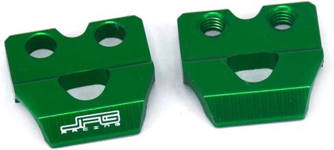 JFG RACING Dirt Bike Brake Line Clamp Aluminum Hose Snap for KX80/85/100/112/125/250/250F/250X/450F/450X/500, KLX140/140L/140G/150L/250/250S/250R/300/300R/300SM/450R And More Models, Green in Saudi Arabia