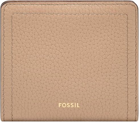 محفظة نسائية صغيرة ثنائية الطي من جلد لوغان RFID من Fossil، يانع in Saudi Arabia