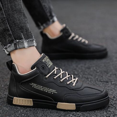 Men's Fashion Skate Walking Shoes Road Running Skateboarding Sneakers in Saudi Arabia