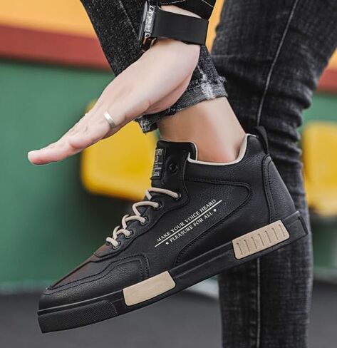 Men's Fashion Skate Walking Shoes Road Running Skateboarding Sneakers in Saudi Arabia