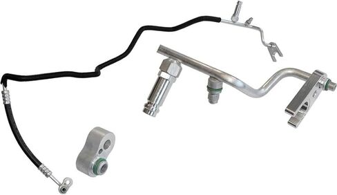 خرطوم سائل التبريد A/C يناسب Volkswagen Jetta 2000 2001 2002 2003 2004 2005 1.9L l4، يناسب Volkswagen Golf 2001 2002 2003 2004 2005 2006 1.8L l4، قطعة واحدة in Saudi Arabia