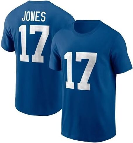 Daniel Jones #17 Indianapolis Indy Football T-Shirt Cotton Jersey in Saudi Arabia