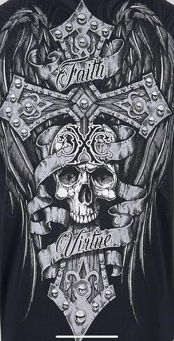 تي شيرت Xtreme Couture من Affliction للرجال Wrecked Y2K in Saudi Arabia