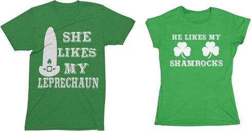 St. Patty's Day Couple Shirt, Funny St Patrick's Day T-Shirt, Funny Couples Shirts, Matching St Patricks Day, Irish in Kuwait