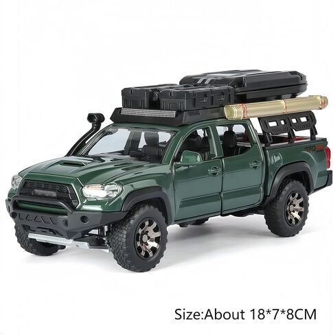 1/32 Alloy Toy Car, Off-Road Pull Back Car Model with Realistic Decorative Accessories & Open Doors, Realistic Collectible Toy Gift for Adults, Boys and Girls (Black) in Saudi Arabia