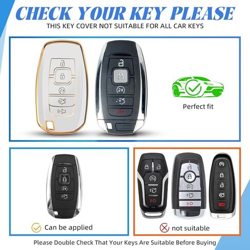 for Lincoln Key Fob Cover Compatible with Aviator Corsair Nautilus Navigator Continental MKC MKZ MKX Key Shell Case in Saudi Arabia