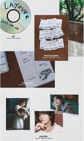 Bts V - Layover 1st Solo Album (Random) in Saudi Arabia