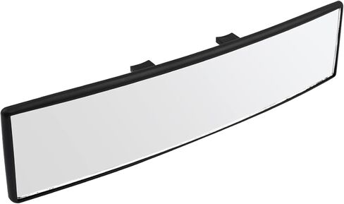 مرآة الرؤية الخلفية، مرآة داخلية بانورامية محدبة عالمية ذات زاوية واسعة لتقليل البقع العمياء بشكل فعال لشاحنات سيارات الدفع الرباعي (اللون: 30 سم) in Kuwait