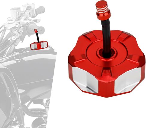 ATV Gas Cap,CNC Gas Fuel Tank Cap Cover with Air Vent Hose for YFZ 450,YFZ450R,Raptor 660 350 250 125,Banshee 350,Grizzly 660 450 400 350,Kodiak 400,Bruin 350 250,Big Bear 400-Black in Saudi Arabia