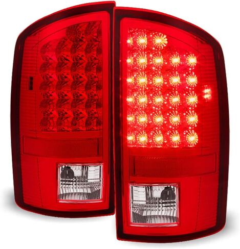 AKKON-للأسود 07-08 دودج رام 1500 07-09 رام 2500 3500 شاحنة بيك اب LED أضواء خلفية استبدال مصابيح الفرامل in Saudi Arabia