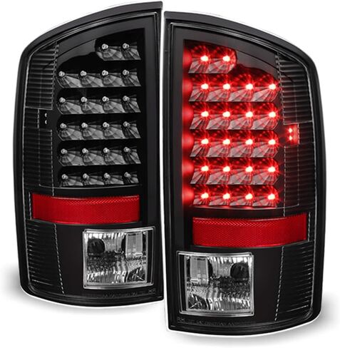AKKON-للأسود 07-08 دودج رام 1500 07-09 رام 2500 3500 شاحنة بيك اب LED أضواء خلفية استبدال مصابيح الفرامل in Saudi Arabia