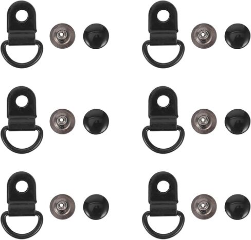30 مجموعة من خطافات دانتيل الأحذية من EXCEART على شكل حرف D بإبزيم معدني وأزرار من الدانتيل مع 30 قطعة من الأحذية لتزيين حقيبة اليد وحزام الظهر باللون الفضي in Saudi Arabia